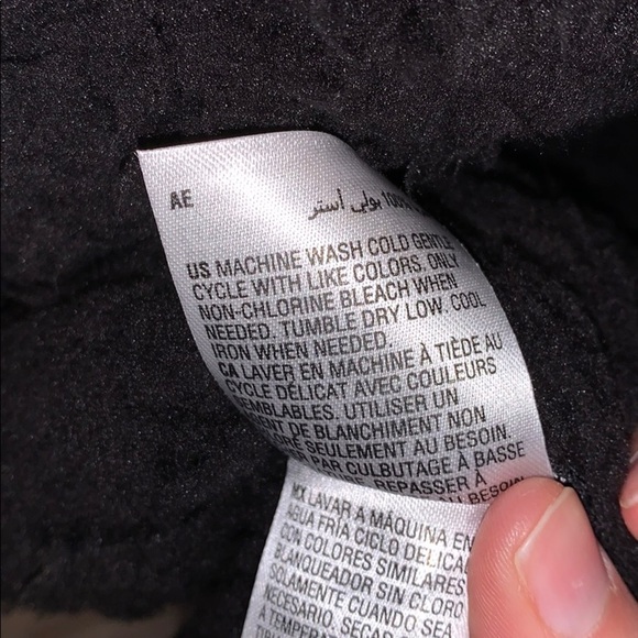 Style & co black cowlneck faux Sherpa pullover! - Picture 6 of 7